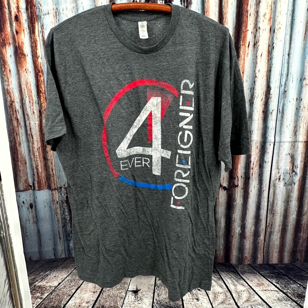 Foreigner 4 EVER Farewell Tour Tee XXL • 2023/2024 • Classic Rock Band Shirt